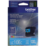OEM Brother LC10EC EHY Cyan Ink Cartridge (1,200 Pages)