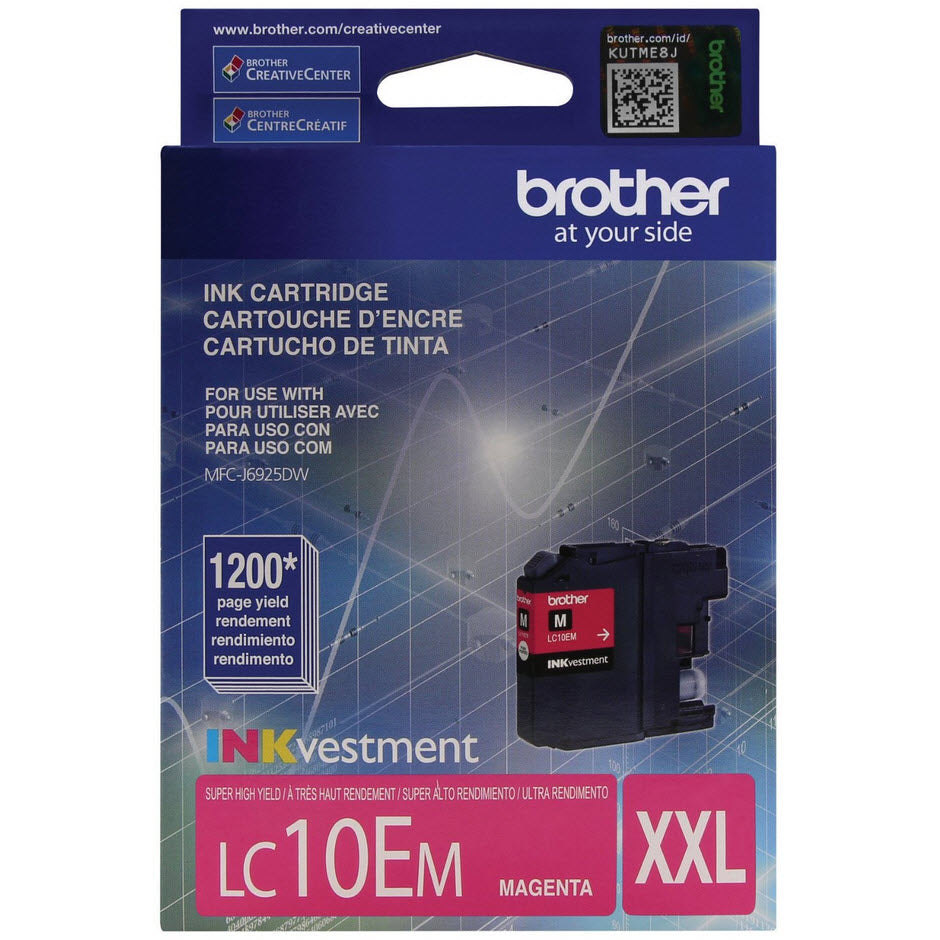 OEM Brother LC10EM Magenta Ink Cartridge (1,200 Pages)