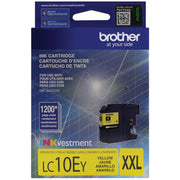 OEM Brother LC10EY Yellow Ink Cartridge (1,200 Pages)