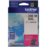 OEM Brother LC20EM EHY Magenta Ink Cartridge (1,200 Pages)