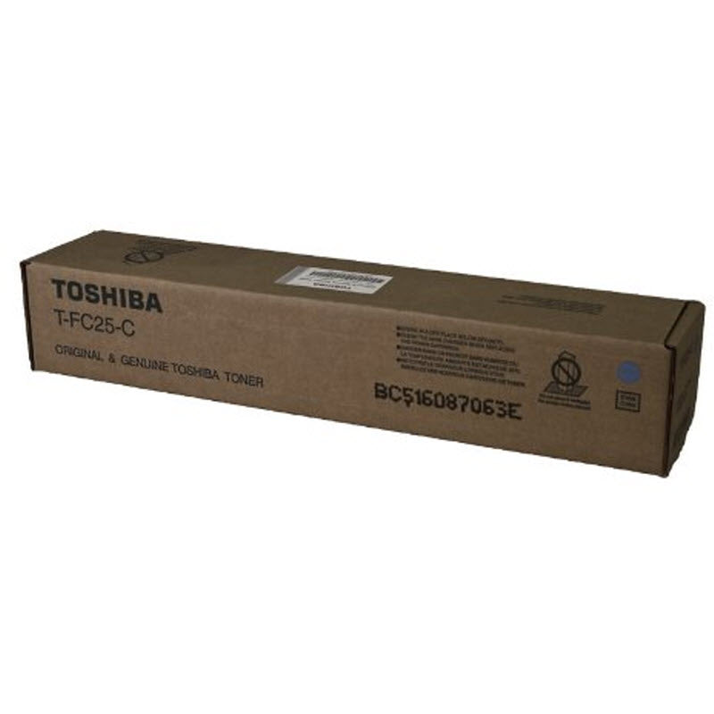 OEM Toshiba TFC25C Cyan Toner Cartridge (26,800 Pages)