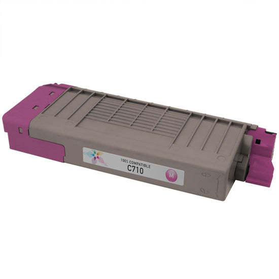 Compatible Okidata 43866102 Magenta Laser Toner Cartridge (11,500 Pages)