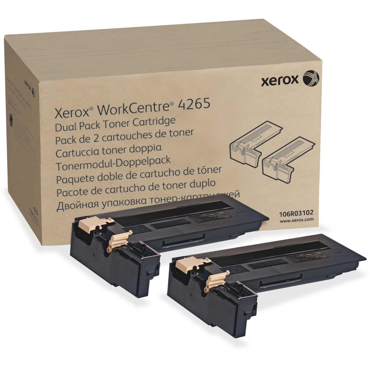 OEM Xerox 106R03102 Black Toner Cartridge (50,000 Pages)