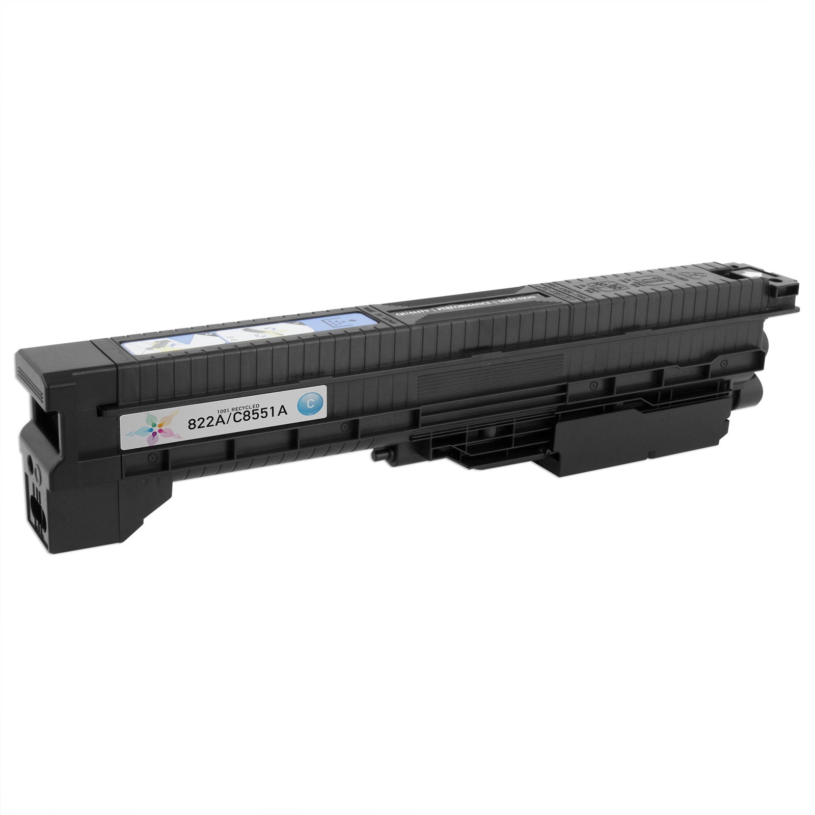 Remanufactured HP C8551A Cyan Toner Cartridge (25,000 Pages)