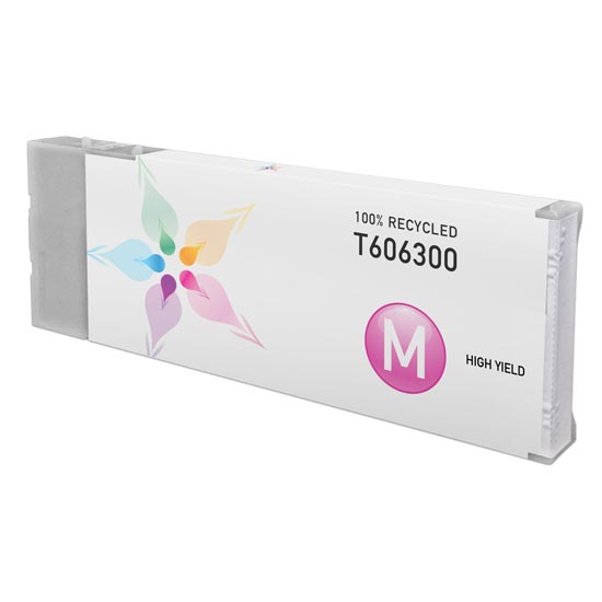 Remanufactured Epson T606300 High Yield Vivid Magenta Ink Cartridge