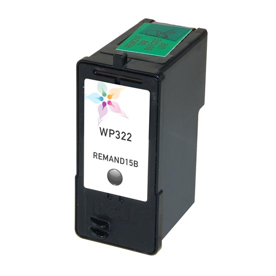 Remanufactured Dell WP322 Black Ink Cartridge (177 Pages)