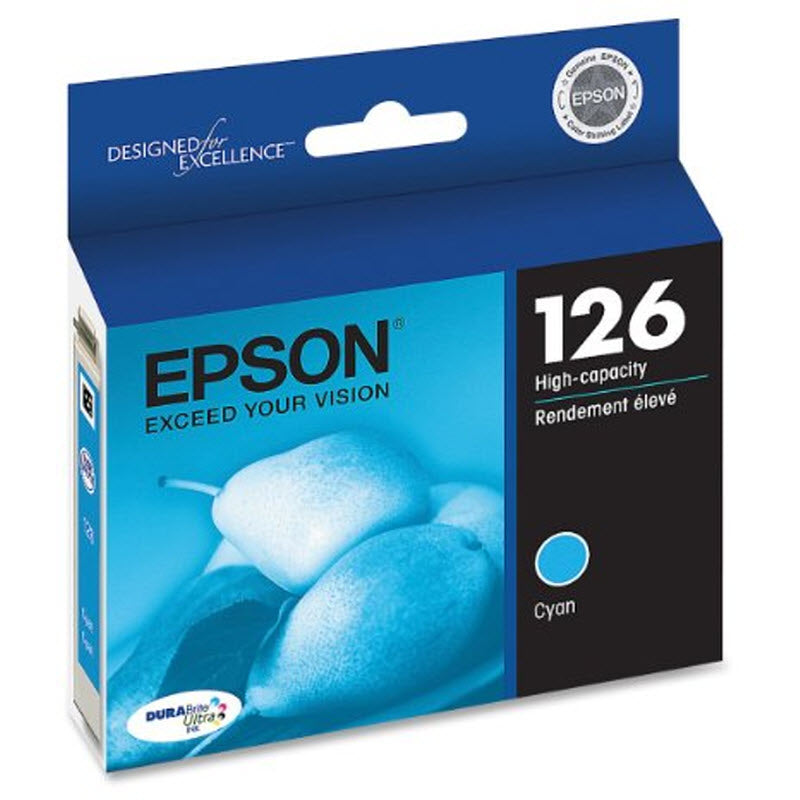 OEM Epson T126220 (T1262) High Capacity Cyan Ink Cartridge