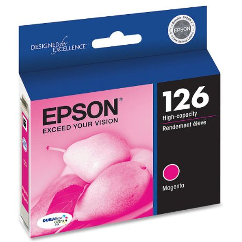 OEM Epson T126320 (T1263) High Capacity Magenta Ink Cartridge (480 Pages)