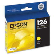 OEM Epson T126420 (T1264) High Capacity Yellow Ink Cartridge (480 Pages)