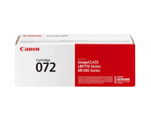 OEM Canon 072 Black Toner Cartridge (1,400 Pages)
