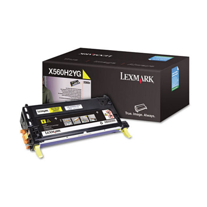 OEM Lexmark X560H2YG Yellow Toner Cartridge (10,000 Pages)