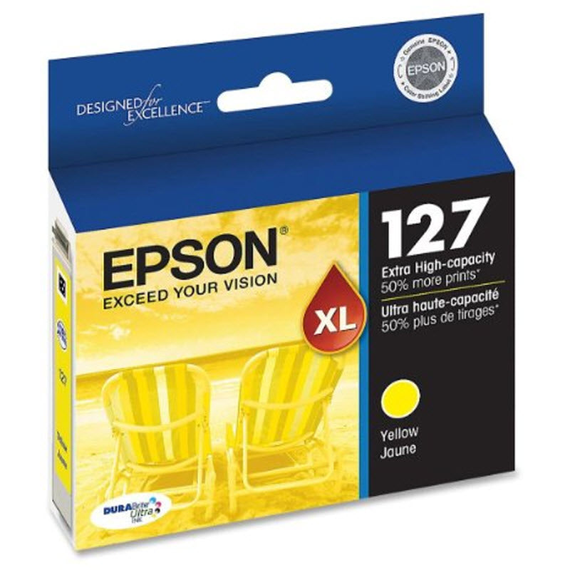 OEM Epson T127420 (T1274) Extra High Capacity Yellow Ink Cartridge (755 Pages)