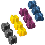 Set of 12 Compatible Xerox 8400 Solid Ink Sticks (Multi-Color, 20,400 Pages)