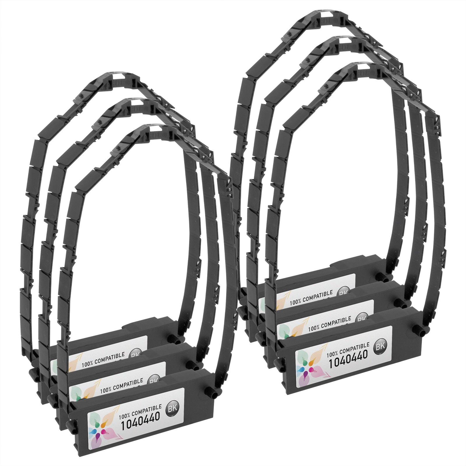 Compatible IBM 1040440 Black Ribbon Cartridge
