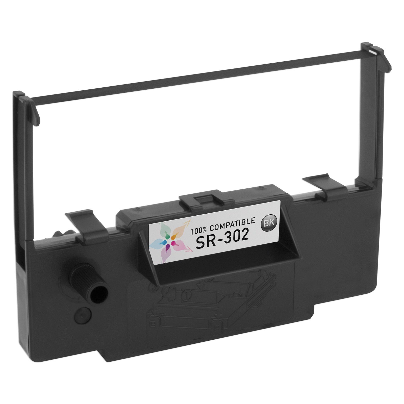 Compatible Brother SR302 Black Ribbon Cartridge