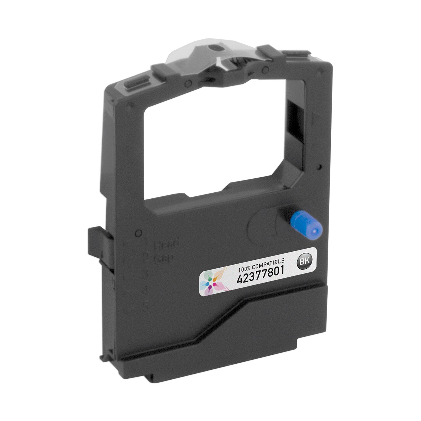 Compatible Okidata 42377801 Black Ribbon Cartridge