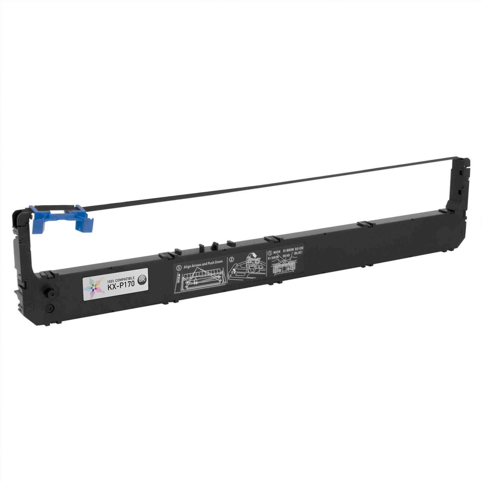 Compatible Panasonic KX-P170 Black Ribbon Cartridge