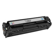 Remanufactured HP CE321A Cyan Toner Cartridge (1,300 Pages)