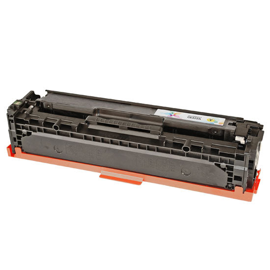 Remanufactured HP CE322A Yellow Toner Cartridge (1,300 Pages)