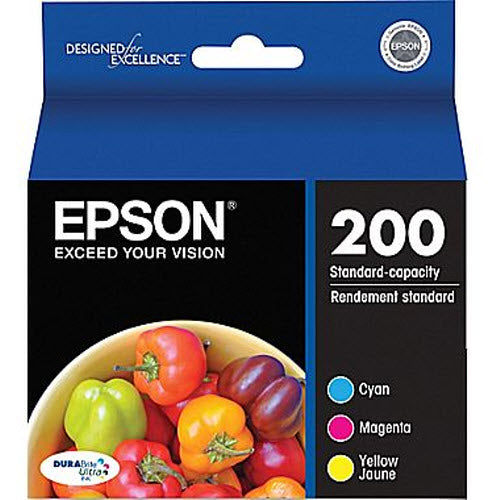 OEM Epson 200 3-Color Ink Cartridge Multipack (165 Pages)