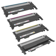 Set of 4 Compatible Samsung CLT-406S Multi Toner Cartridges (3,300 Pages)