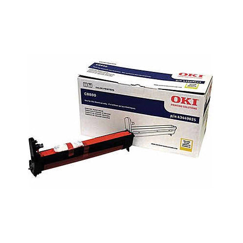 OEM Okidata 43449025 Yellow Drum (20,000 Pages)