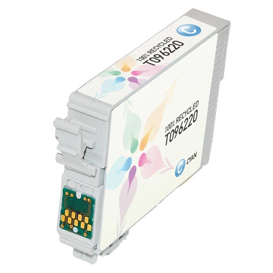 Remanufactured Epson T096220 Cyan Ink Cartridge (940 Pages)