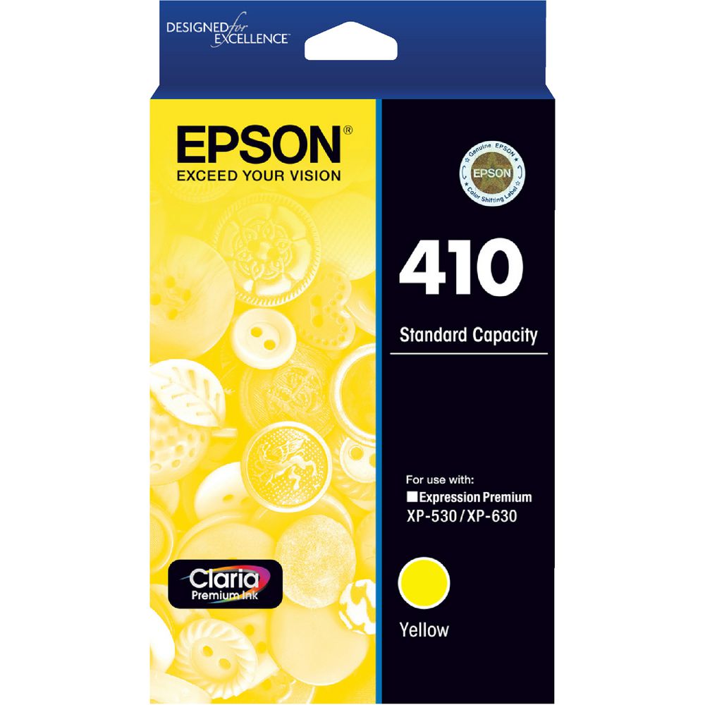 OEM Epson T410420 Yellow Ink Cartridge (300 Pages)