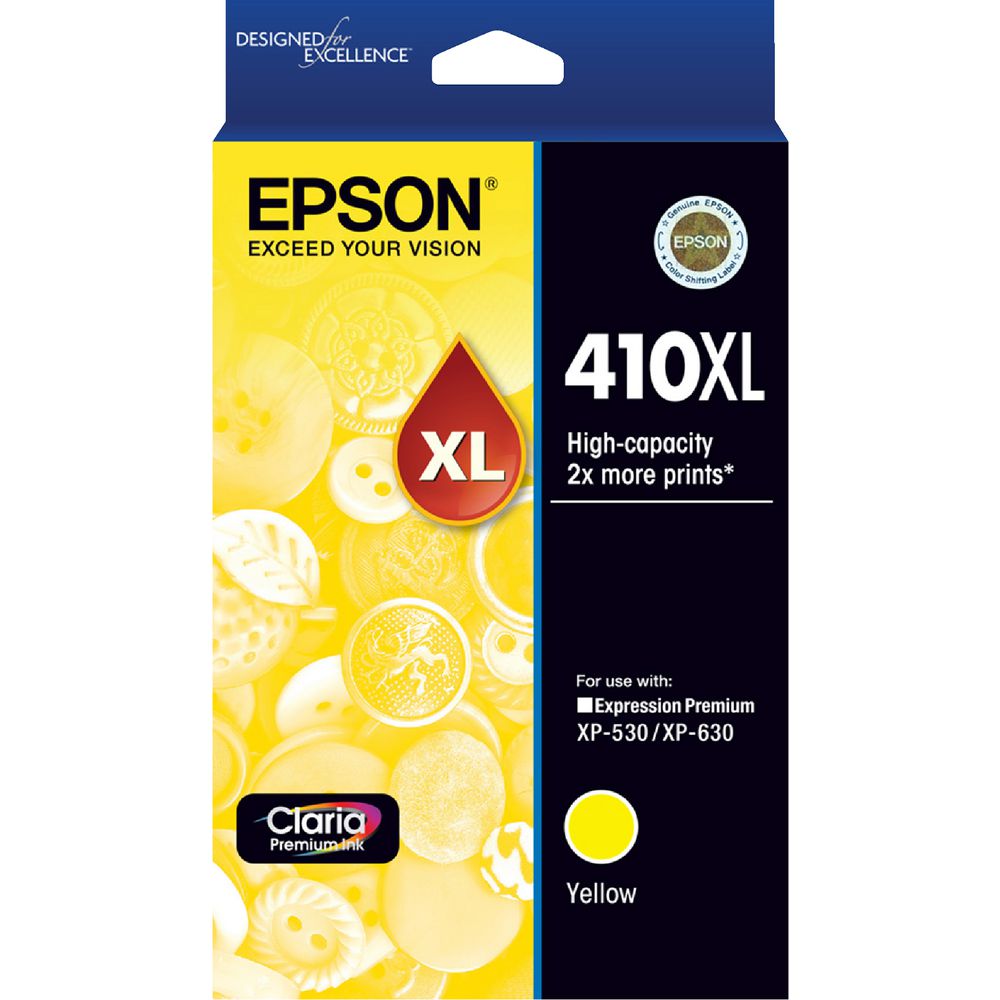OEM Epson T410XL420 Yellow Ink Cartridge (650 Pages)