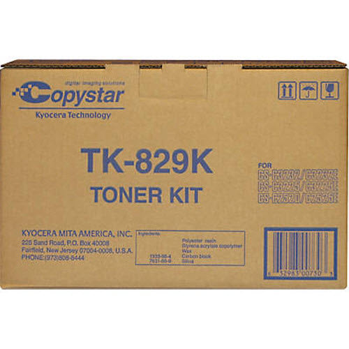 OEM Copystar TK-829K Black Toner Cartridge (15,000 Pages)
