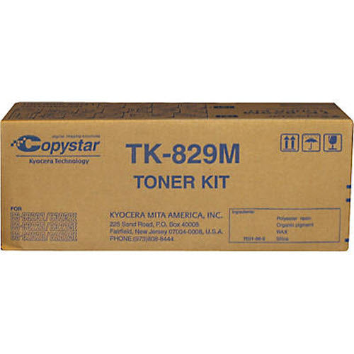 OEM Copystar TK-829M Magenta Toner Cartridge (7,000 Pages)