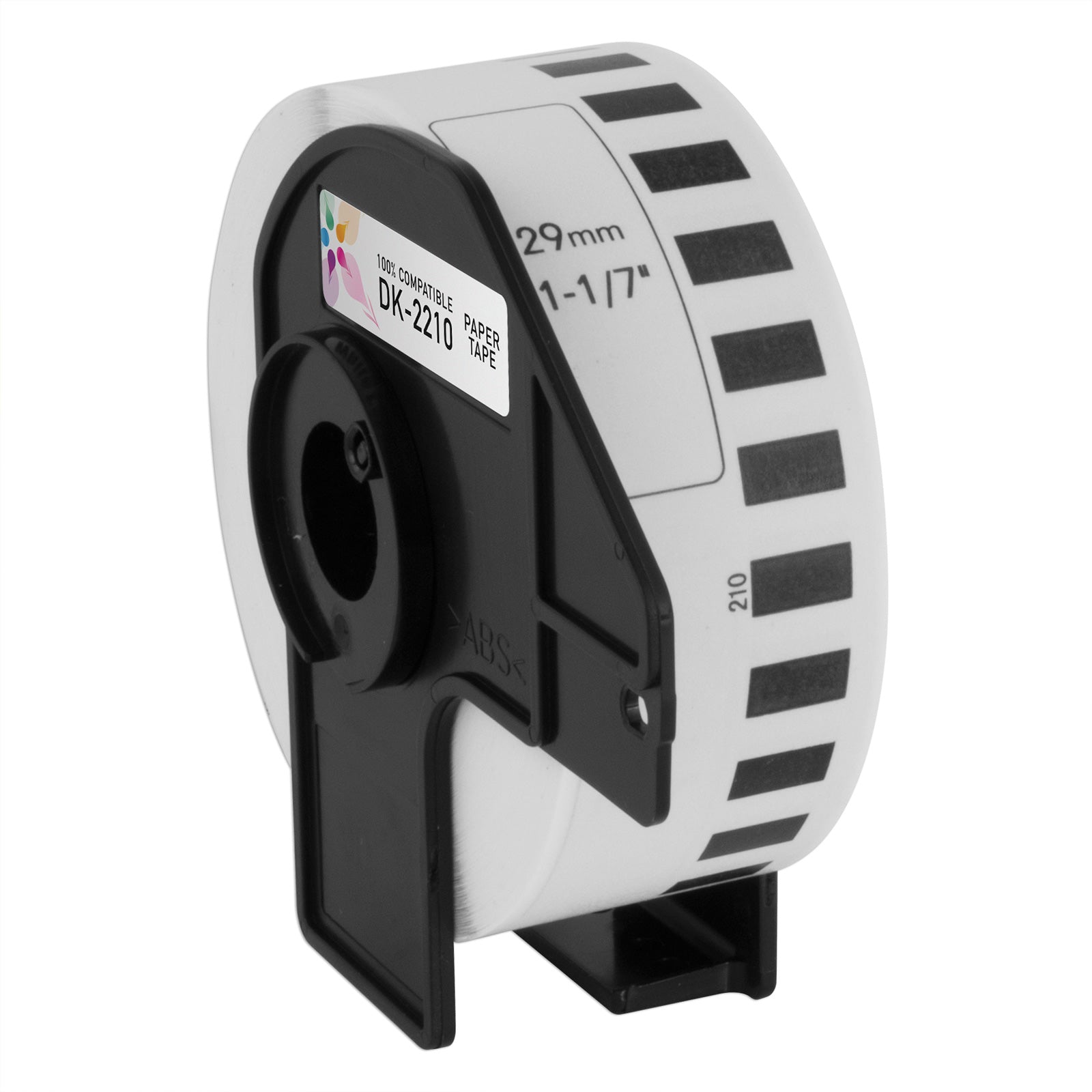 Compatible Brother DK-2210 White Paper Tape