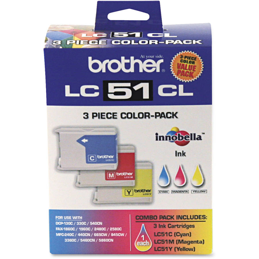 OEM Brother LC513PKS Cyan, Magenta, Yellow Ink Cartridges Set of 3