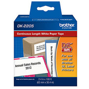 OEM Brother DK-2205 White Paper Label Tape