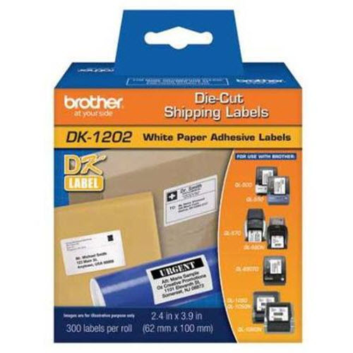 OEM Brother DK-1202 White Shipping Labels