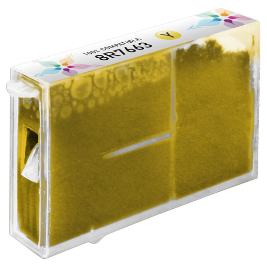 Compatible Xerox 8R7663 Yellow Ink Cartridge (240 Pages)