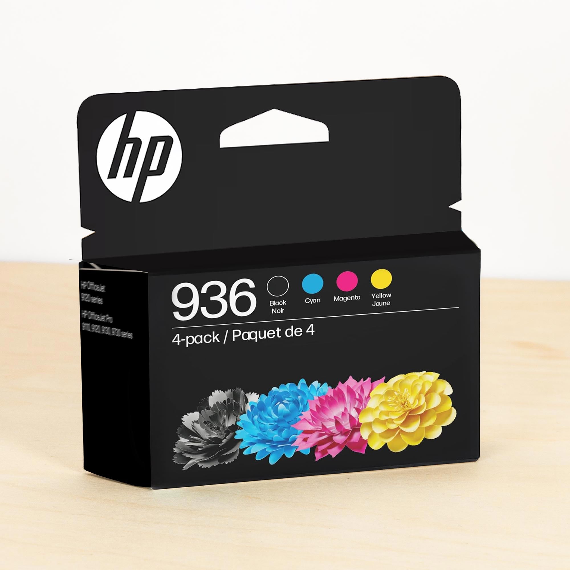OEM HP 936 Cyan/Magenta/Yellow/Black Ink Cartridge 4-pack