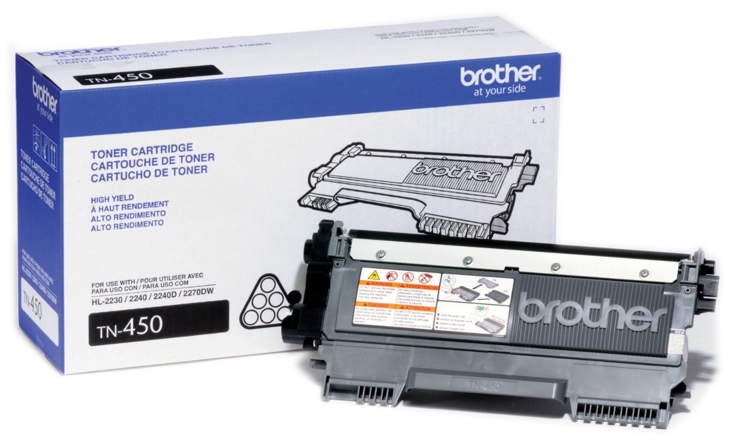 OEM Brother TN450 Black Toner Cartridge (2,600 Pages)