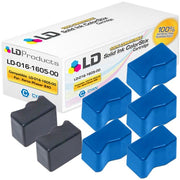 Compatible Xerox 016-1605-00 Set of 5 Cyan & 2 Black Solid Ink ColorStix Cartridge