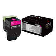 OEM Lexmark 70C0H30 Magenta Toner Cartridge (3,000 Pages)
