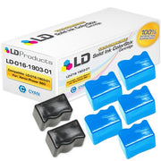 Compatible Xerox 016-1903-01 Solid Ink ColorStix II Cartridge (5 Cyan & 2 Black)