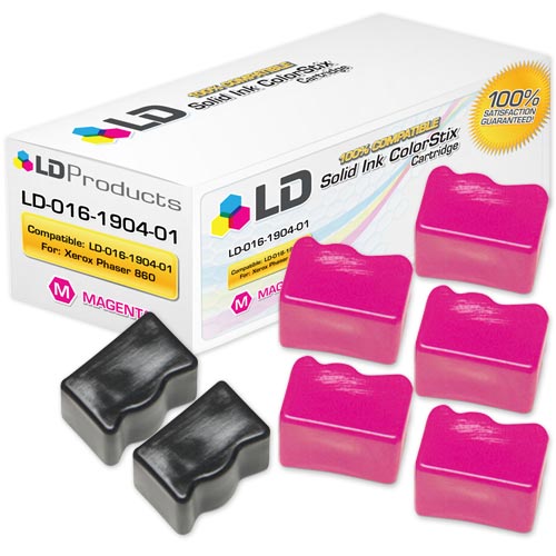 Compatible Xerox 016-1904-01 Magenta & Black Solid Ink ColorStix II Cartridge