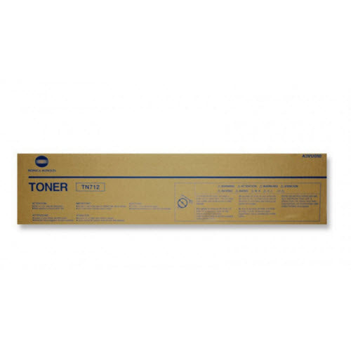 OEM Konica Minolta TN712 Black Toner Cartridge (40,800 Pages)