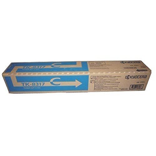 OEM Kyocera TK-8317C Cyan Toner Cartridge (6,000 Pages)
