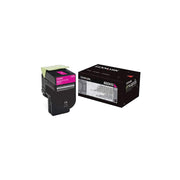 OEM Lexmark 80C0H20 High Yield Cyan Toner Cartridge (3,000 Pages)