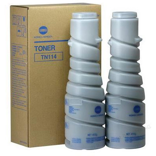 OEM Konica Minolta TN114 Black Toner Cartridge (23,000 Pages)