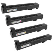 Set of 4 Remanufactured HP 824A Toners (Black, Cyan, Magenta, Yellow) (42,000 Pages)