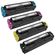 Set of 4 Remanufactured HP 128A Multi Toner Cartridges (3,300 Pages)