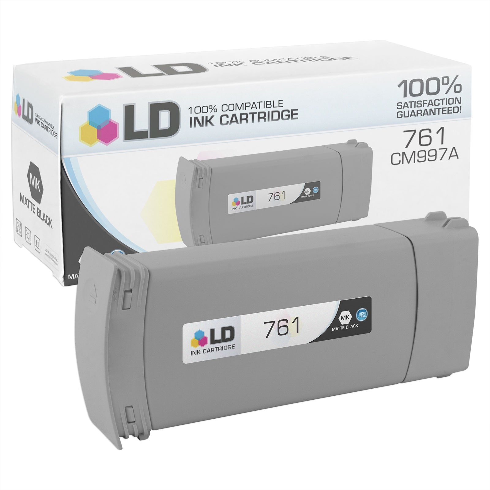 Remanufactured LD CM997A Matte Black Ink Cartridge