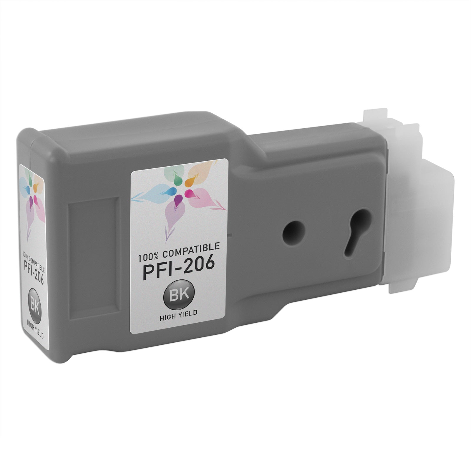 Compatible Canon PFI-206BK Black Ink Cartridge